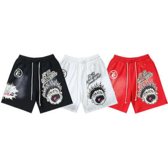 Hellstar Distressed Casual Shorts